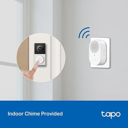 Tapo Wired: Tapo 2K Wired Smart Video Doorbell – Close-up Detail