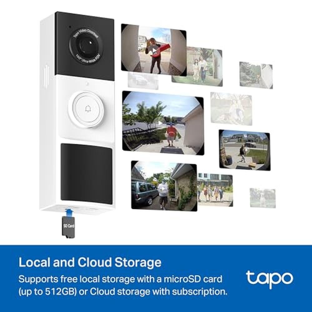 Tapo Video Doorbell: Tapo D210 2K Wireless Smart Video – In Use