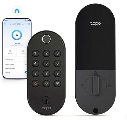 Tapo Door Lock: Tapo DL105 Smart Wi-Fi Deadbolt Door Lock – Front View