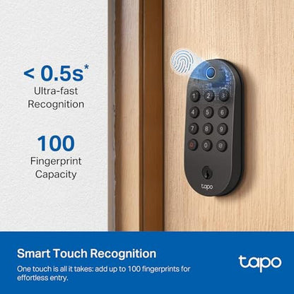 Tapo Door Lock: Tapo DL105 Smart Wi-Fi Deadbolt Door Lock – Close-up Detail