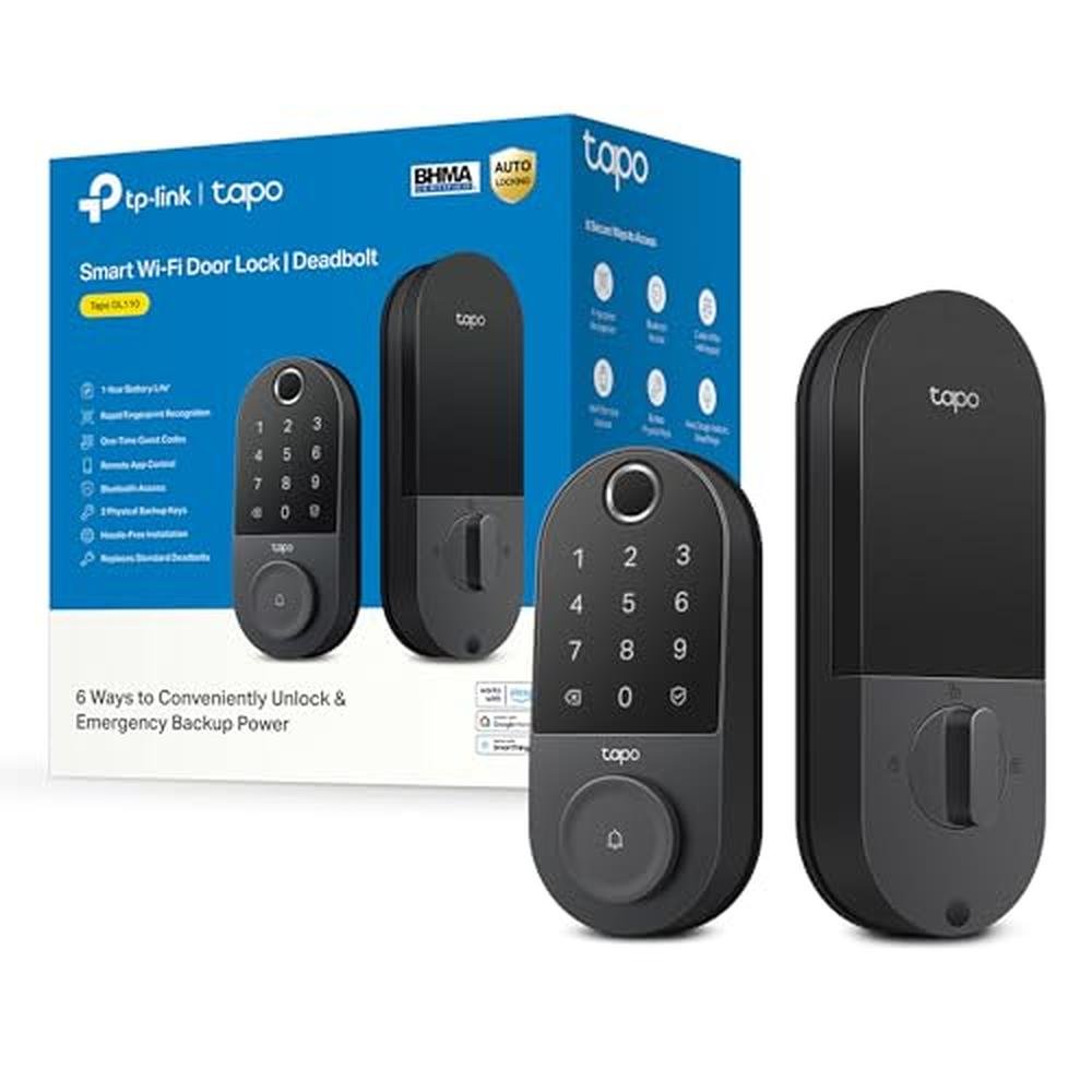 Tapo Door Lock: Tapo Smart Wi-Fi Door Lock Deadbolt Keyless – Front View