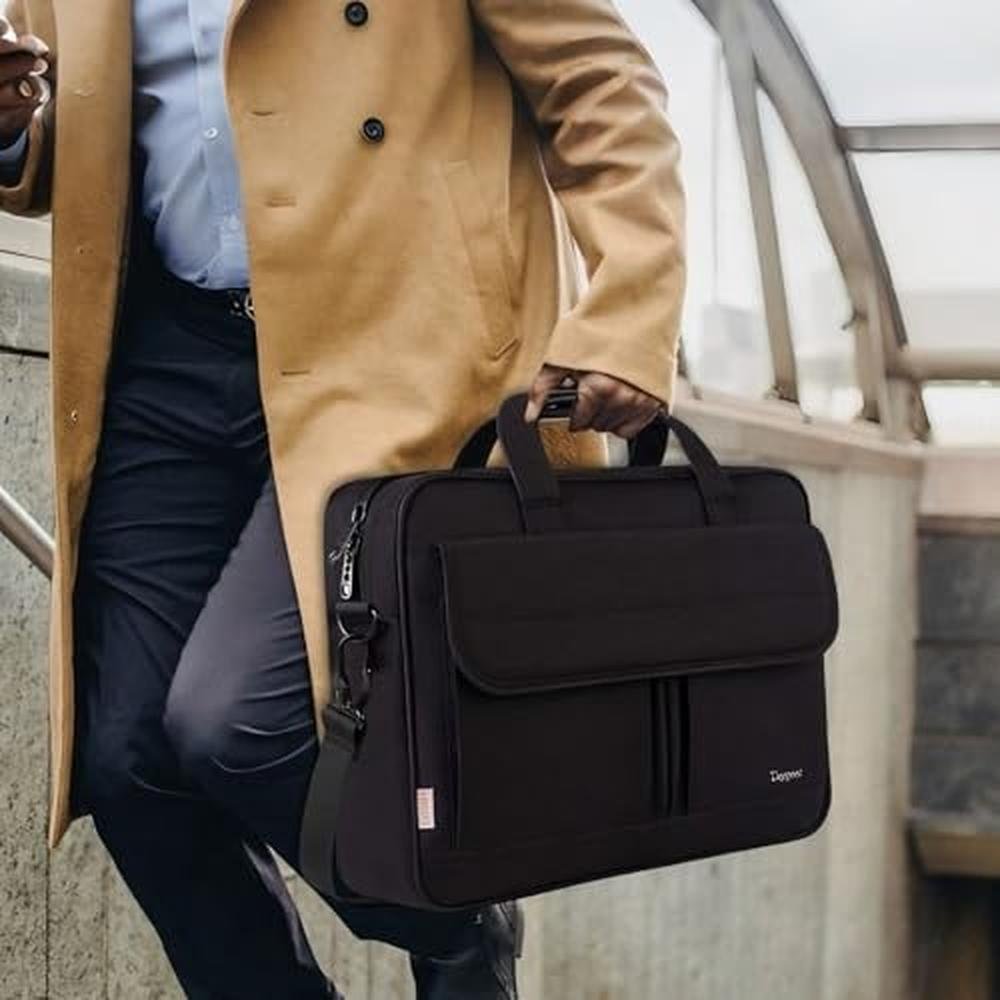 Laptop Bag: Taygeer 17 Inch Professional Business Office – Side View