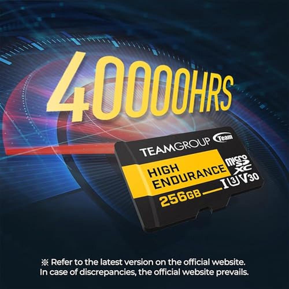 Teamgroup High Endurance: Teamgroup 128GB Micro SDXC UHS-I – Side View
