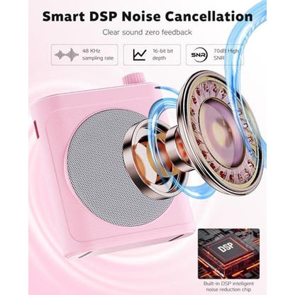 Tearstone Voice Amplifier: Wireless Magnetic Lavalier – Close-up Detail