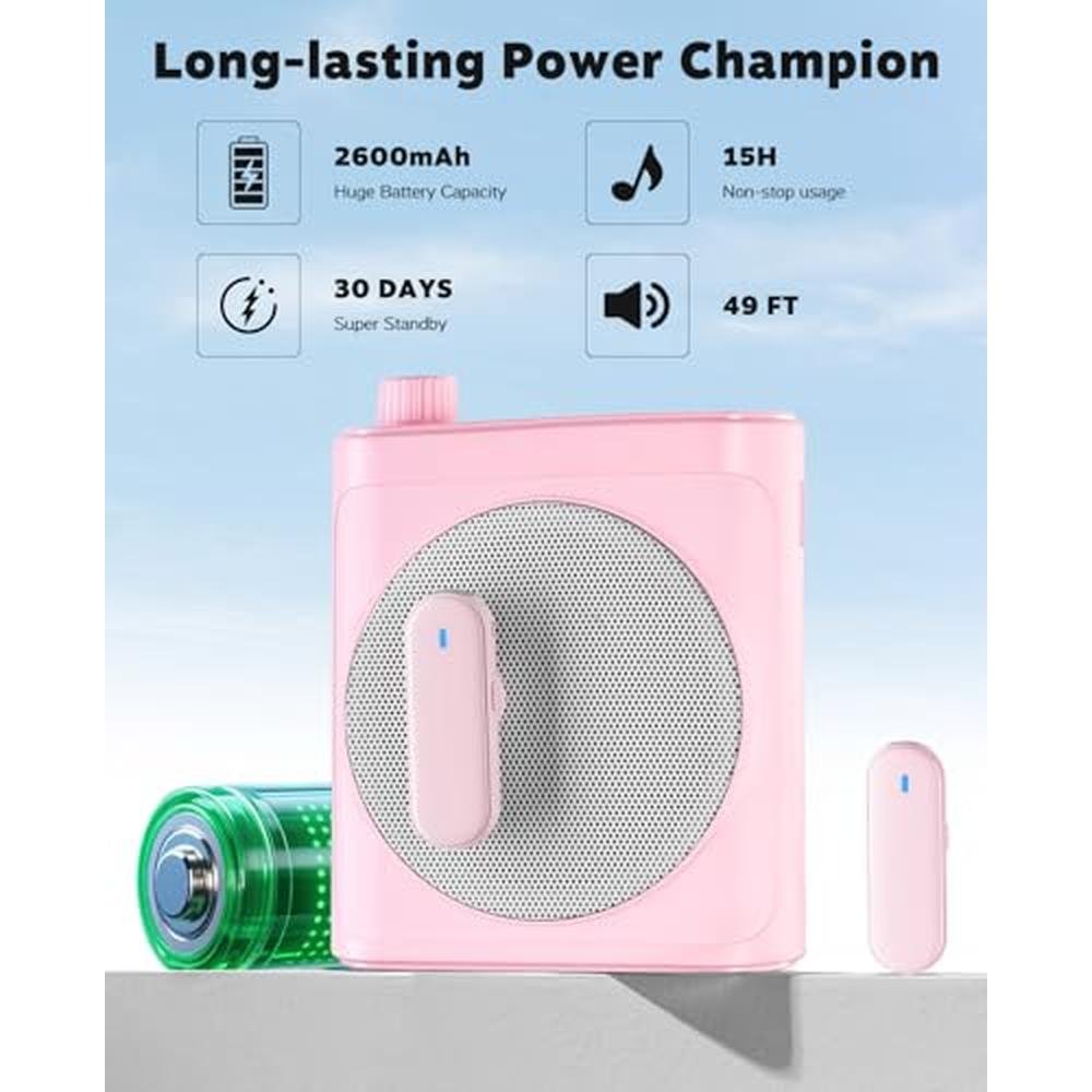 Tearstone Voice Amplifier: Wireless Magnetic Lavalier – In Use