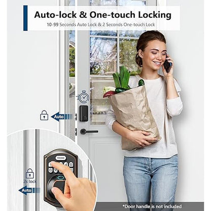 TEEHO TE002 Fingerprint Door Lock – In Use