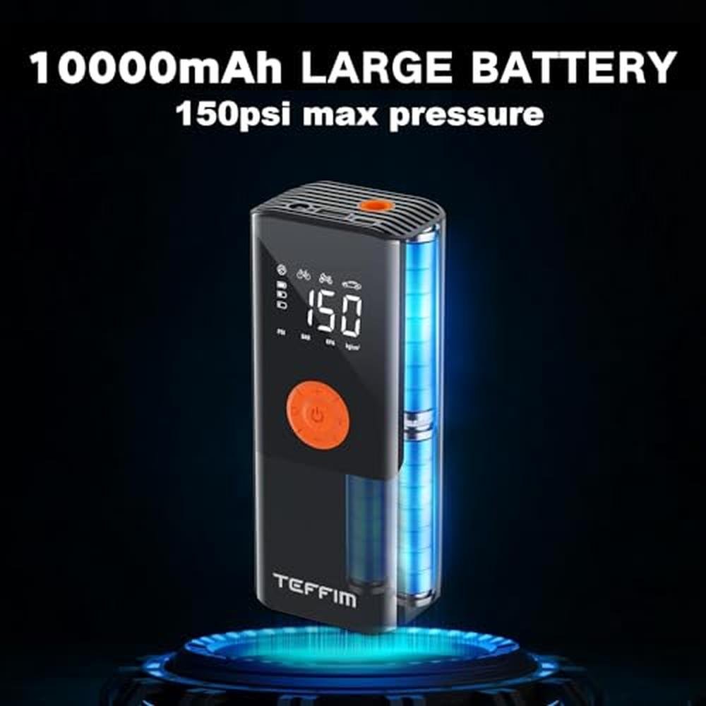Air Teffim: Teffim Tire Inflator Portable Air Compressor – Packaging