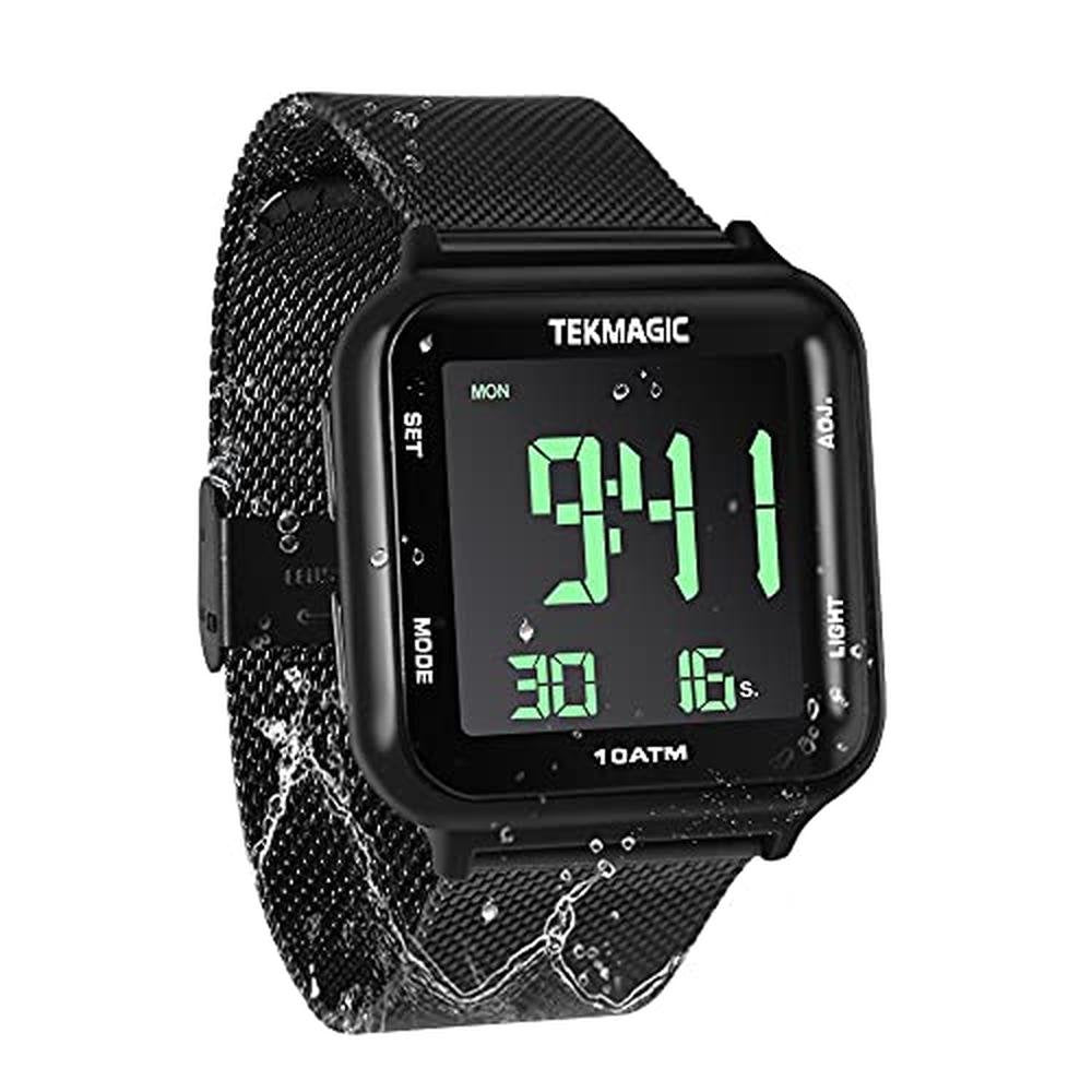 Watch Tekmagic: Tekmagic 100m Waterproof Luminous Scuba – Front View
