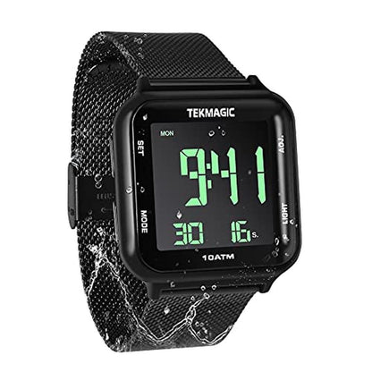 Watch Tekmagic: Tekmagic 100m Waterproof Luminous Scuba – Front View