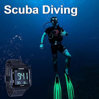 Watch Tekmagic: Tekmagic 100m Waterproof Luminous Scuba – Side View