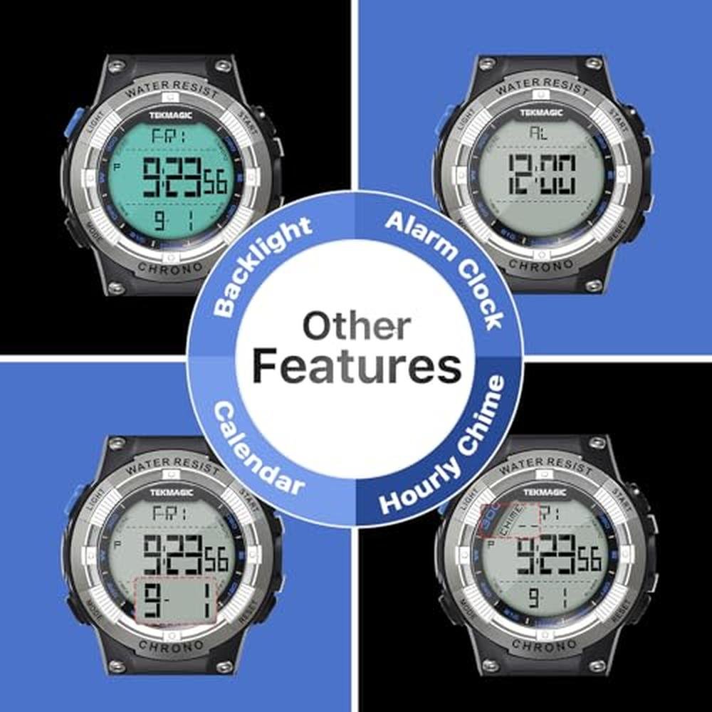 TEKMAGIC Mens Digital Sports Watch – Packaging