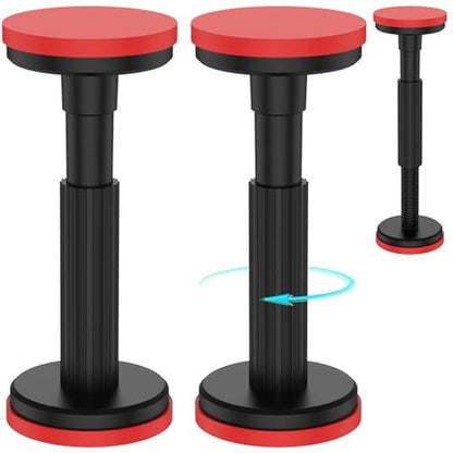 Support Cabinet: Telescopic Support Pole Undermount System – Front View