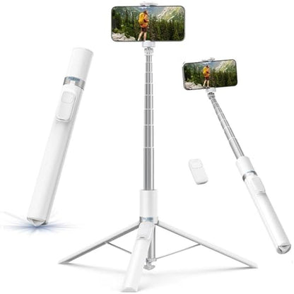 Phone Tripod: TELESIN 70'' Gravity-Activated Auto-Open Stand – Front View