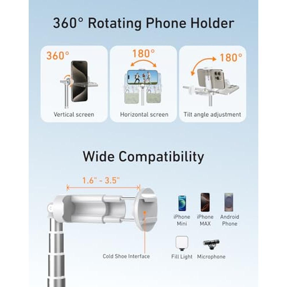 Phone Tripod: TELESIN 70'' Gravity-Activated Auto-Open Stand – Packaging