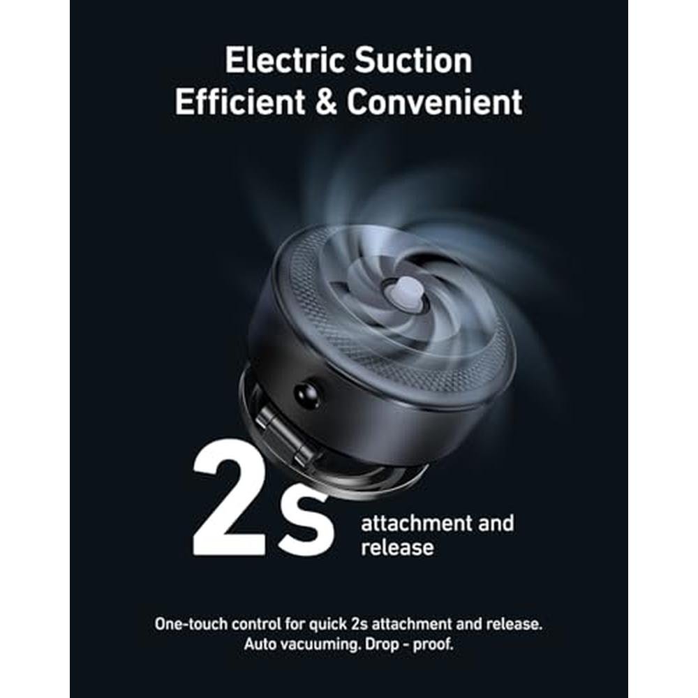 Car Mount: Telesin Electric Magsafe Car Mount – Side View