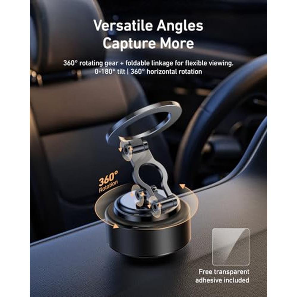 Car Mount: Telesin Electric Magsafe Car Mount – In Use