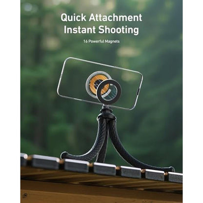 Tripod Phone: TELESIN Magnetic Flexible Tripod – Side View