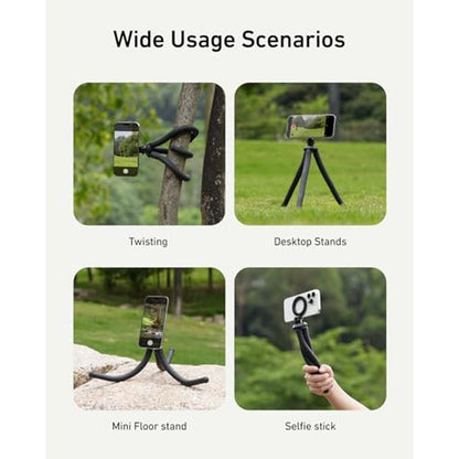 Tripod Phone: TELESIN Magnetic Flexible Tripod – Close-up Detail