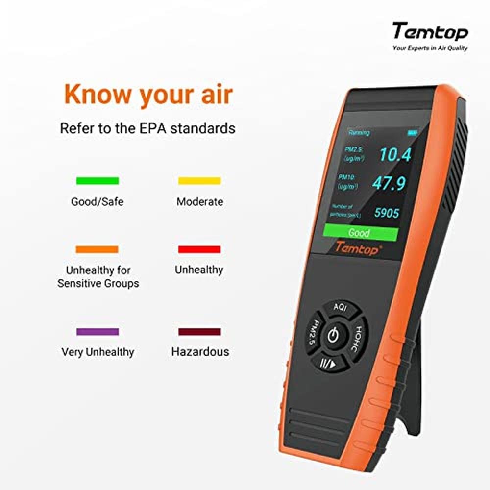 Air Temtop: Temtop Air Quality Monitor Professional PM2.5 – Packaging