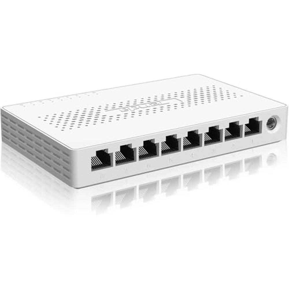 Tenda SE108: 8-Port 2.5G Unmanaged Ethernet Switch – Front View