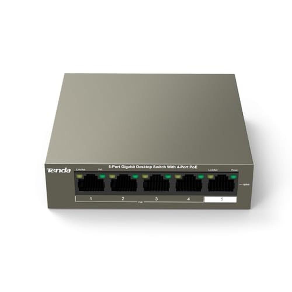 Poe Port: Tenda TEG1105P 5-Port Gigabit Poe Switch – In Use