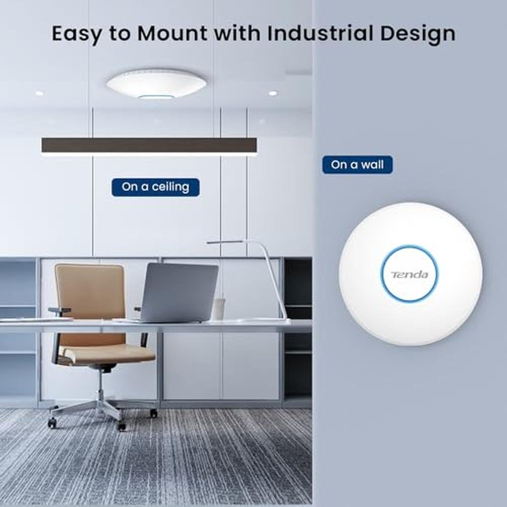 Tenda WiFi 6 AX3000 Wireless Access Point – In Use