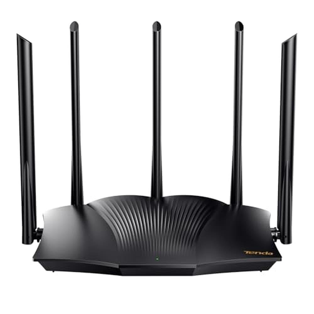 Tenda WiFi 6 Router: AX3000 Dual Band Gigabit Wireless – Front View
