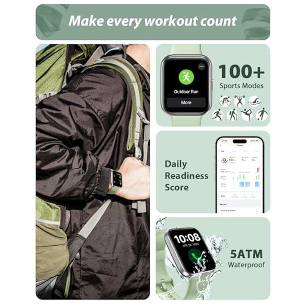 Tensky Smart Watch: Tensky Model with 1.8 Touch Screen – In Use