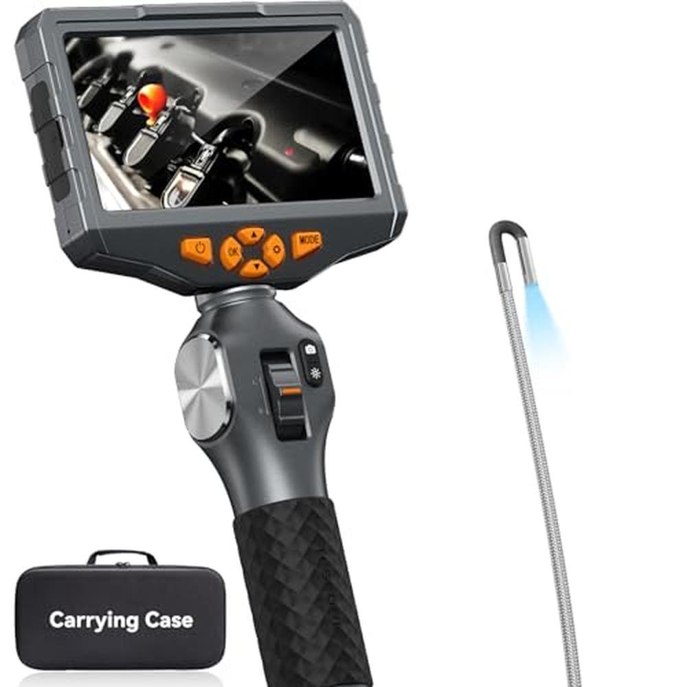 Teslong 3.9mm: Two-Way Articulating Borescope with Light – Front View