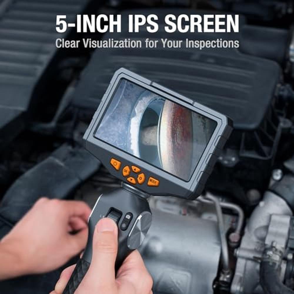Teslong 3.9mm: Two-Way Articulating Borescope with Light – In Use