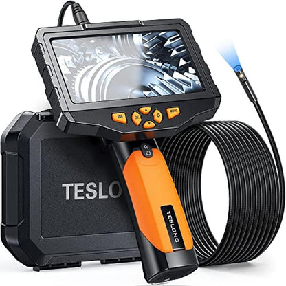Teslong Inspection Camera: NTS300 5 IPS Dual Lens Borescope – Front View