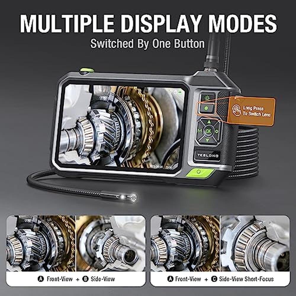 Mechanic Teslong: Teslong Triple Lens Borescope 1080P HD – In Use