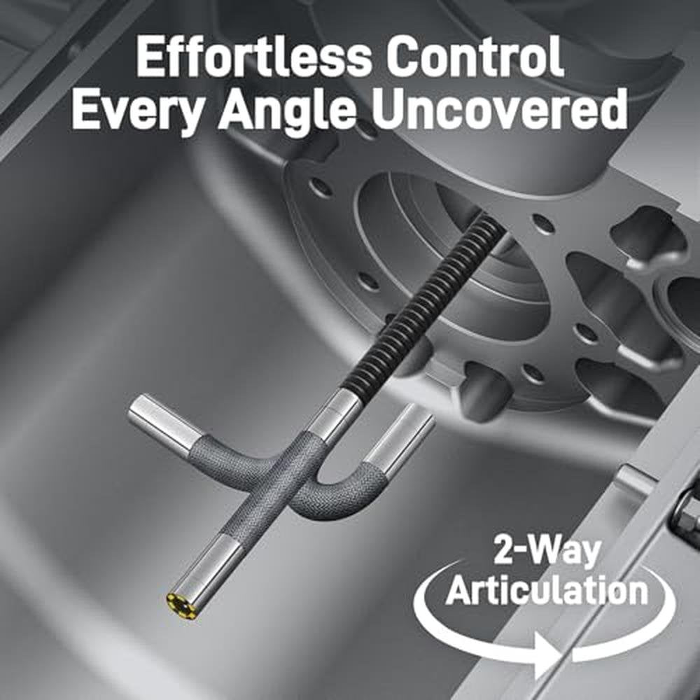 Teslong Two-Way Articulating Borescope – Close-up Detail