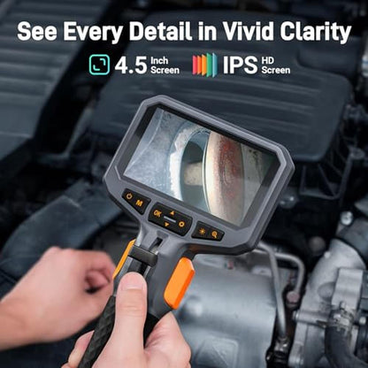 Teslong Two-Way Articulating Borescope – Close-up Detail