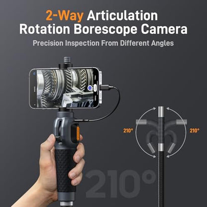 Teslong Two-Way Articulating Borescope – Side View