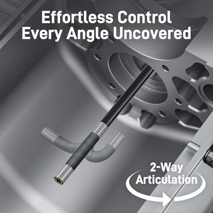 Teslong Two-Way Articulating Borescope – Close-up Detail