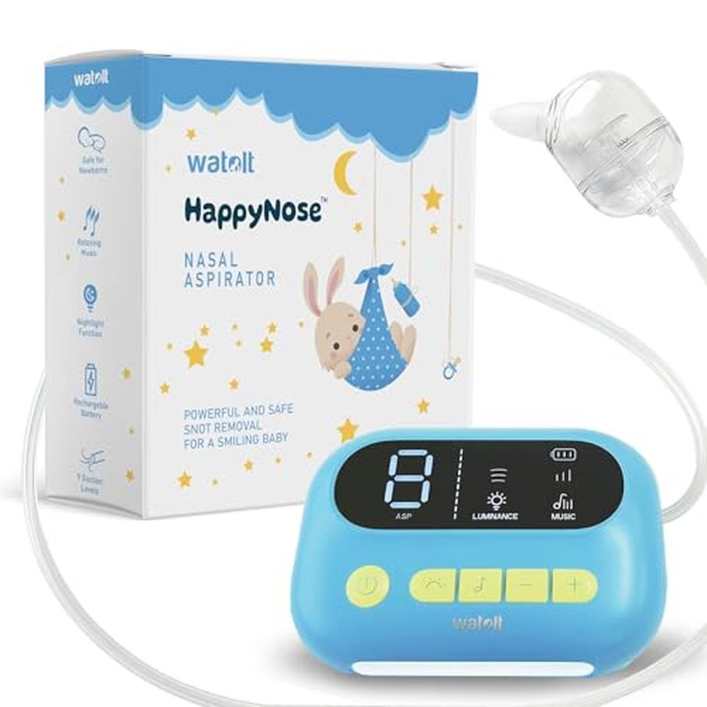 HappyNose Nasal Aspirator: 3X Greater Suction – Front View