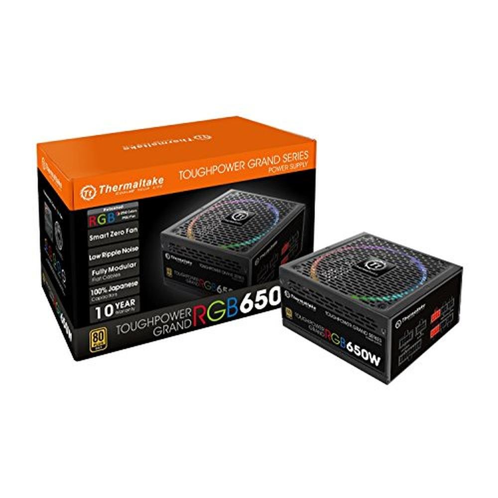 RGB Thermaltake: Thermaltake Toughpower Grand RGB 650W 80 – Front View
