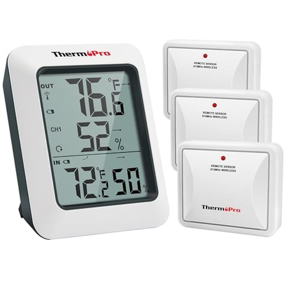Thermometer Humidity: ThermoPro TP60-3 Digital Hygrometer – Front View