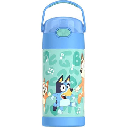 Water Bottle: Thermos Funtainer 12 Ounce Kids Stainless – Front View
