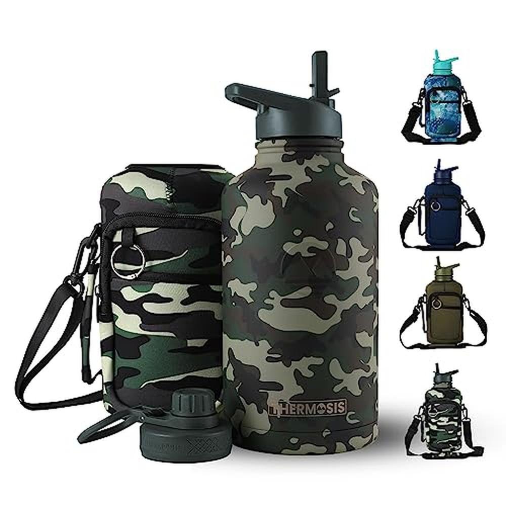 Water Bottle: Thermosis 64 Oz Insulated Stainless Steel – Front View