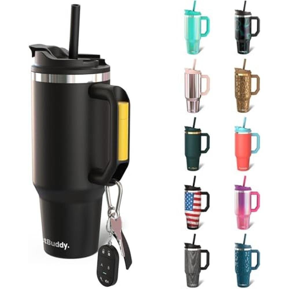 Frost Buddy Thicc Buddy: 40 oz Stainless Steel Vacuum – Front View