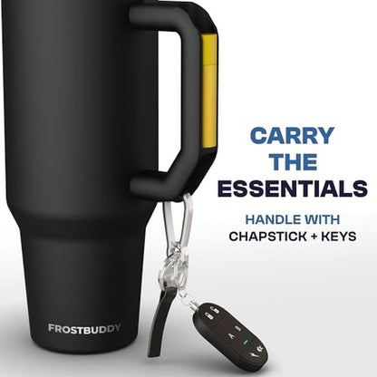 Frost Buddy Thicc Buddy: 40 oz Stainless Steel Vacuum – Side View