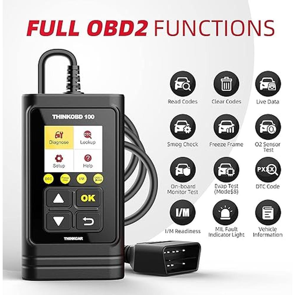 Thinkcar OBD2: Thinkobd100 Car Scanner – Side View