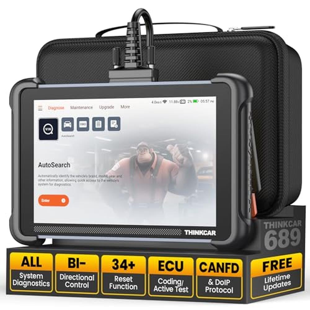 Scanner Tool: THINKCAR OBD2 Diagnostic Tool Lifetime Free – Front View