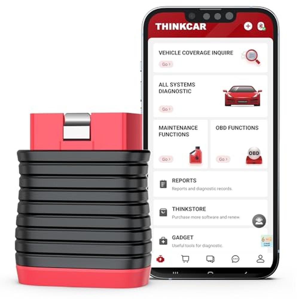 OBD2 Scanner: THINKCAR THINKDIAG BD6 Bluetooth Wireless – Front View