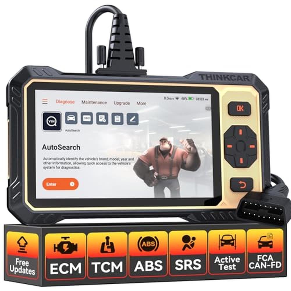 Scanner Car: THINKCAR THINKSCAN 662 OBD2 Diagnostic Tool – Front View
