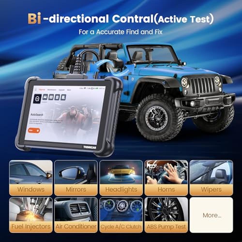 OBD2 Scanner: THINKCAR THINKSCAN 689 Bidirectional Scan Tool – Close-up Detail