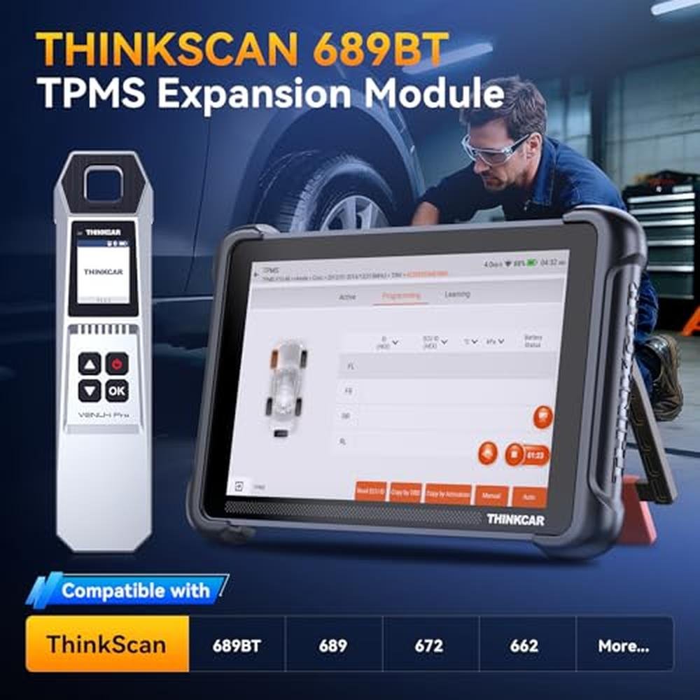ThinkTPMS VENU iPro Handheld Tire Pressure Monitor – Side View