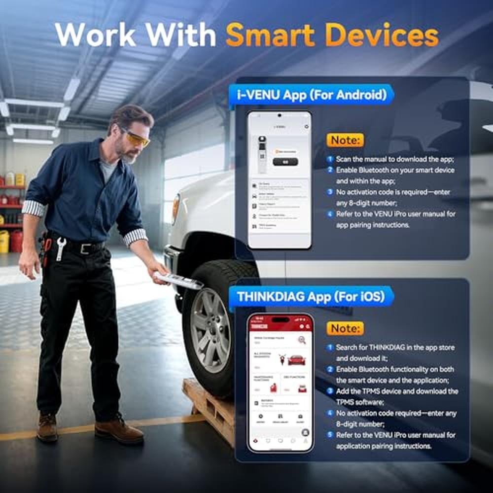ThinkTPMS VENU iPro Handheld Tire Pressure Monitor – Close-up Detail